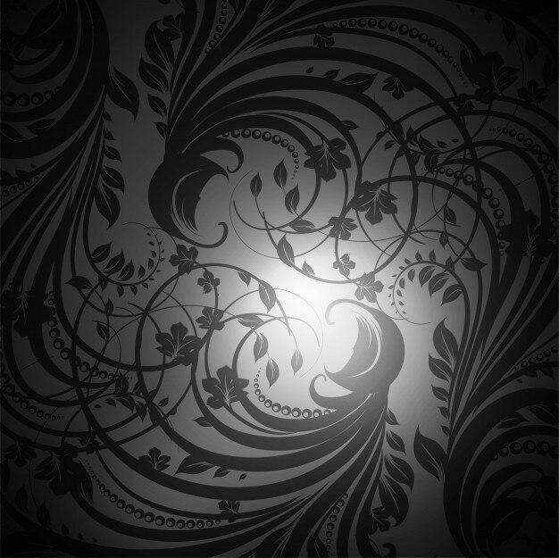 Black pattern artwork curve rendering Vector | Premium Download