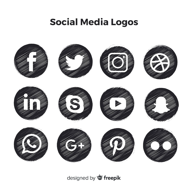 Download Free Black Social Media Logos Free Vector Use our free logo maker to create a logo and build your brand. Put your logo on business cards, promotional products, or your website for brand visibility.