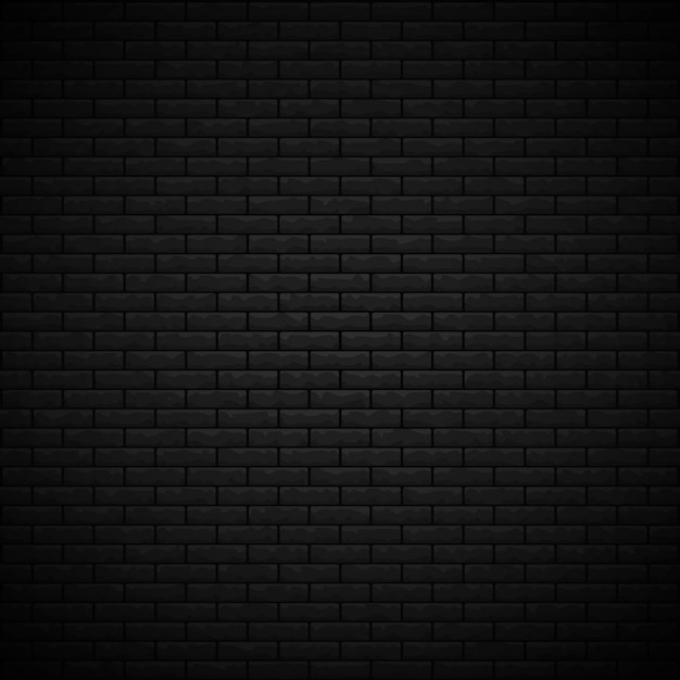黒い石レンガの壁 都市デザインの壁紙 プレミアムベクター