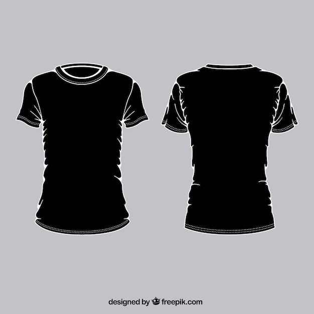 Black t shirts Vector | Free Download