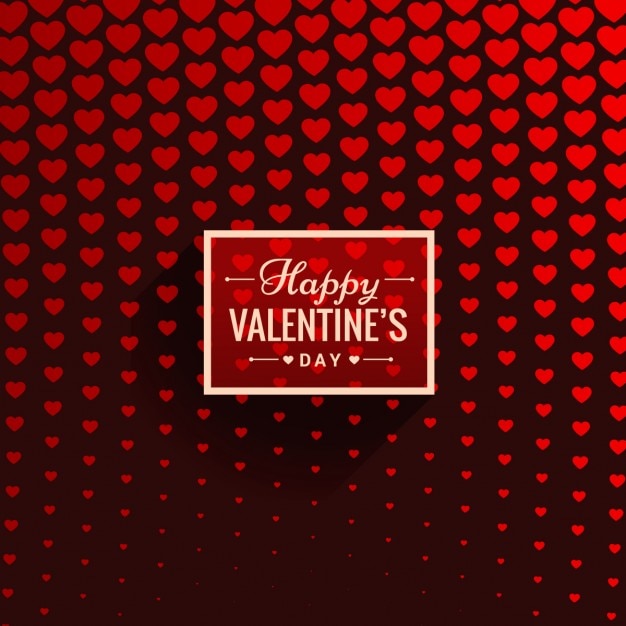 Black valentines background with red\
hearts