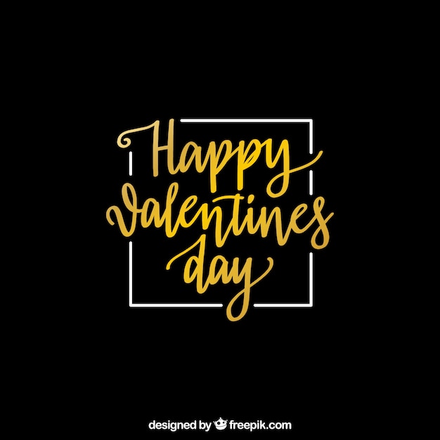 Black valentines day background | Free Vector