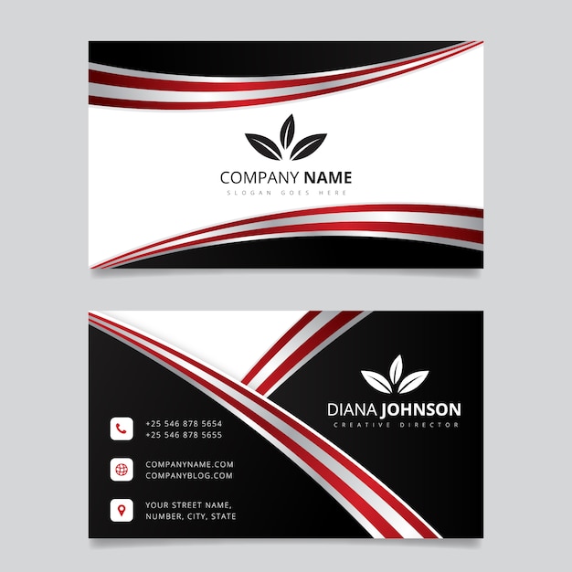 Download Free Black And White Business Card Free Vector Use our free logo maker to create a logo and build your brand. Put your logo on business cards, promotional products, or your website for brand visibility.