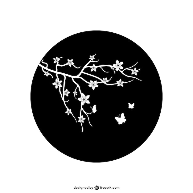 Download Free Free Vector Black And White Cherry Blossoms Use our free logo maker to create a logo and build your brand. Put your logo on business cards, promotional products, or your website for brand visibility.
