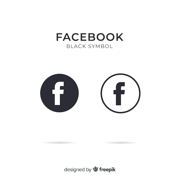Black And White Facebook Icon Images Free Vectors Stock Photos Psd