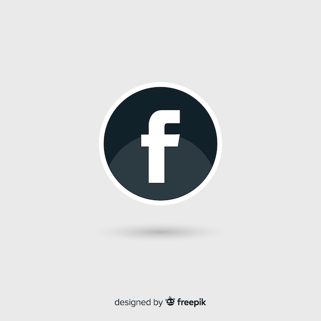 Free Vector Black And White Facebook Symbol