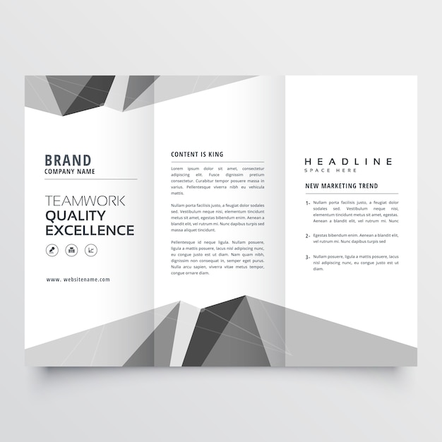 free-vector-black-and-white-geometrical-business-brochure