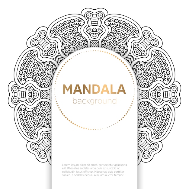 Download Free Black And White Mandala Template Background Free Vector Use our free logo maker to create a logo and build your brand. Put your logo on business cards, promotional products, or your website for brand visibility.