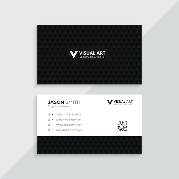 Download Free Black And White Simple Business Card Premium Vector Use our free logo maker to create a logo and build your brand. Put your logo on business cards, promotional products, or your website for brand visibility.