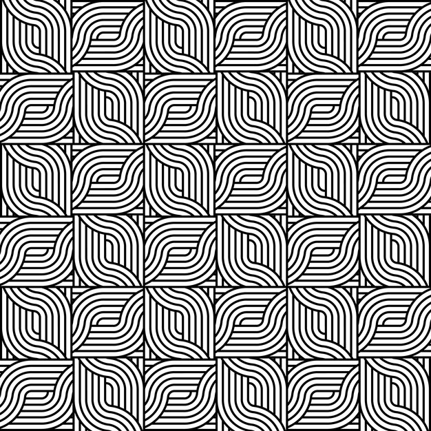 Premium Vector Black And White Textured Seamless Pattern