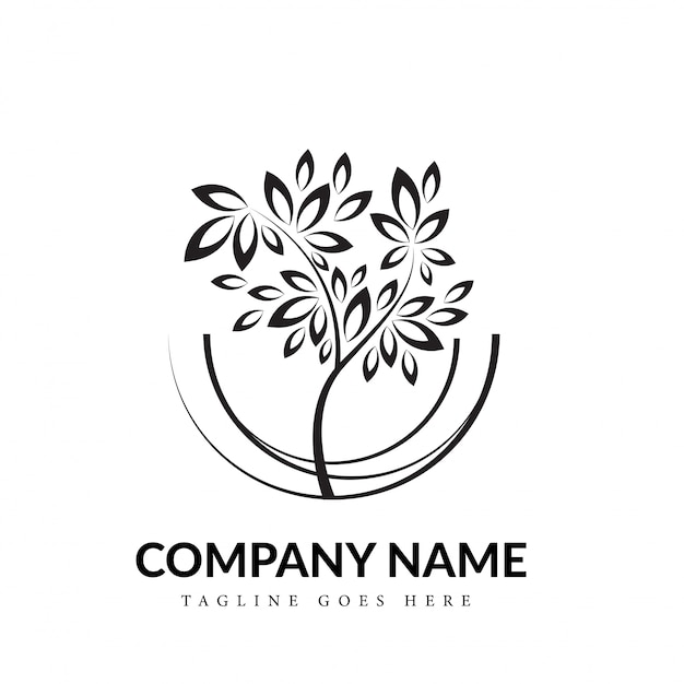 Download Free Black White Tree Line Art Logo Concept Free Vector Use our free logo maker to create a logo and build your brand. Put your logo on business cards, promotional products, or your website for brand visibility.