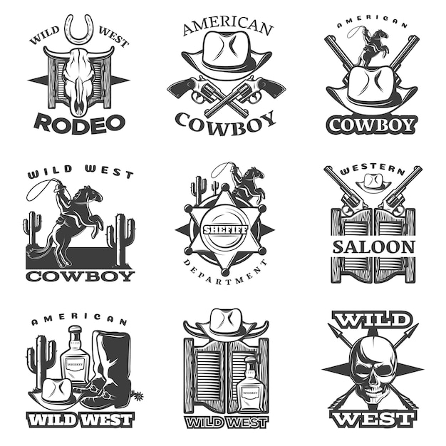 Old West Cowboy Logo