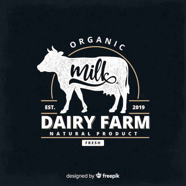 Download Free Download This Free Vector Blackboard Effect Organic Milk Logo Use our free logo maker to create a logo and build your brand. Put your logo on business cards, promotional products, or your website for brand visibility.
