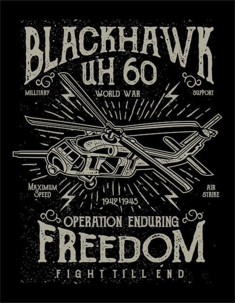 Blackhawk | Premium Vector
