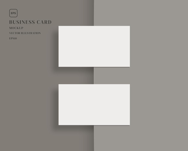 Premium Vector | Blank business card.