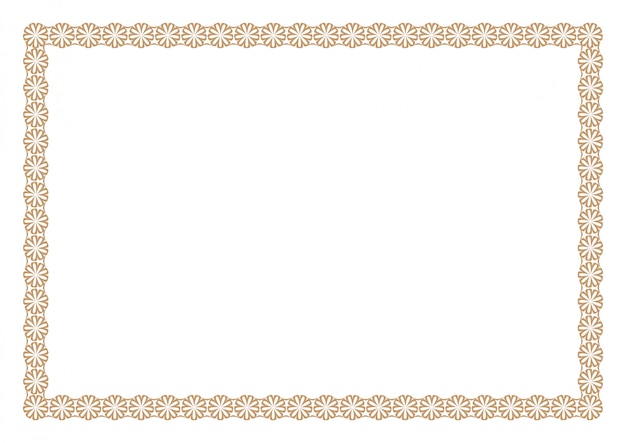 Download Blank certificate border, ready add text, in gold color ...