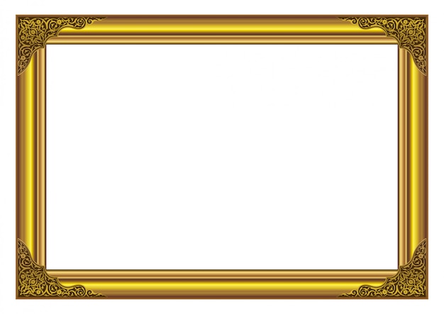 Download Blank certificate border, ready add text, in gold color ...