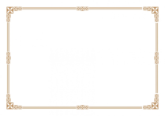 Download Blank certificate border, ready add text | Premium Vector