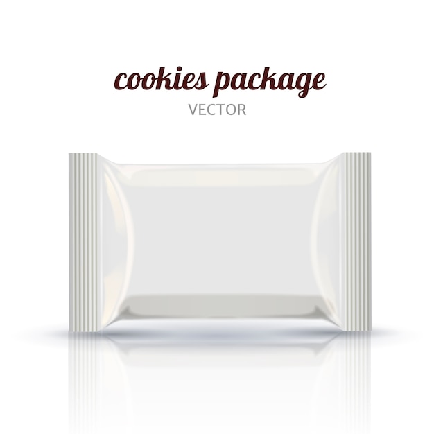 Download Premium Vector Blank Cookie Packaging Elements Mockup Used As Design Elements