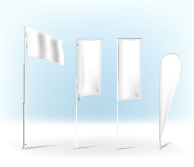 Download Blank multicolored outdoor feather flag. stander ...