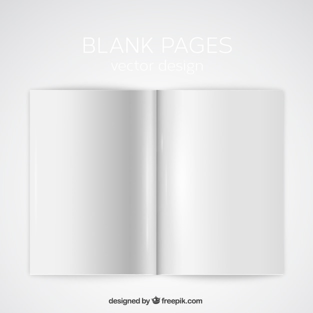 Blank pages mockup Vector | Free Download