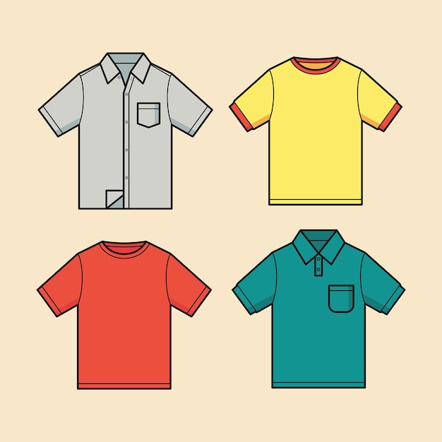 Premium Vector | Blank shirt