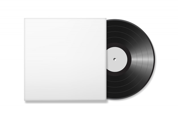 Premium Vector | Blank vinyl disc