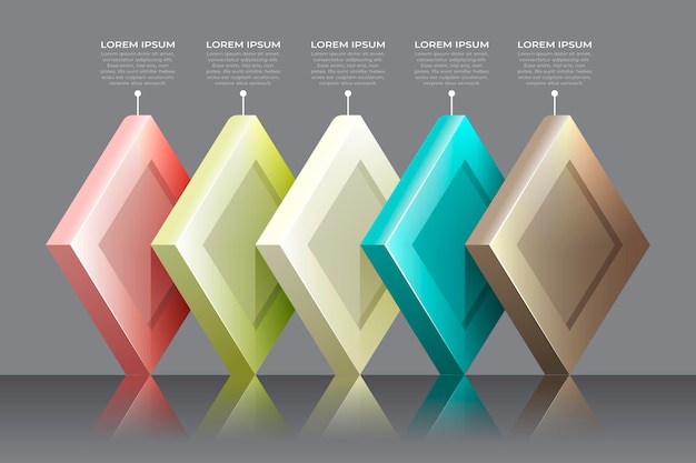 Download Block layers infographic | Free Vector