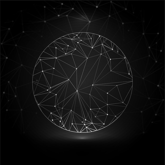 Premium Vector | Blockchain network concept , distributed ledger ...