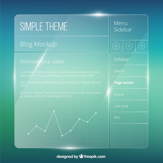 Download Blog mockup Vector | Free Download