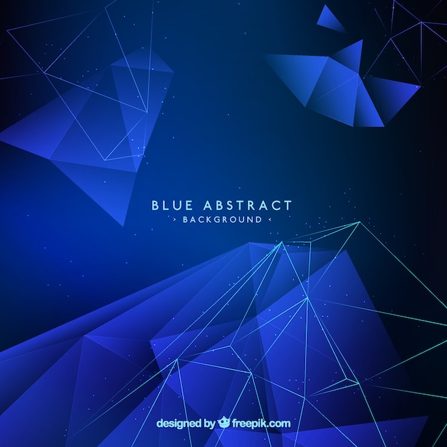 Free Vector | Blue abstract background with elegant style