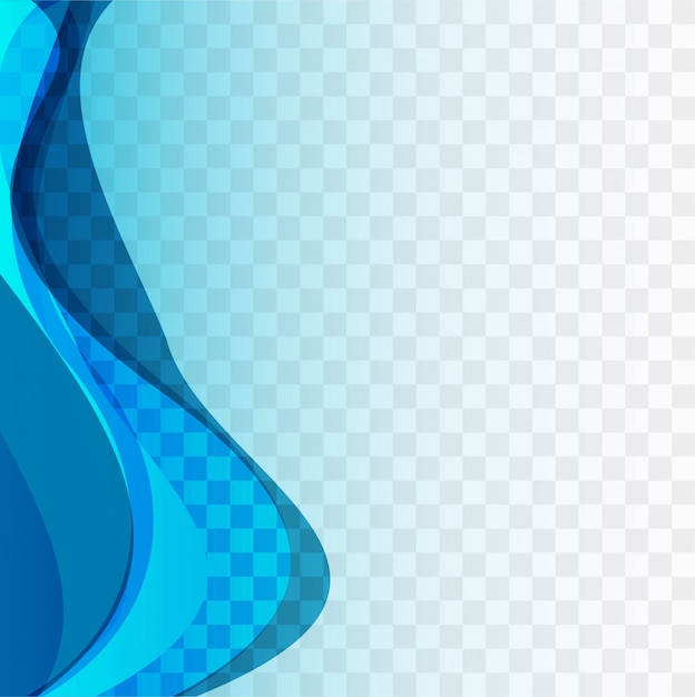 Download Blue abstract shapes with a transparent background | Free Vector