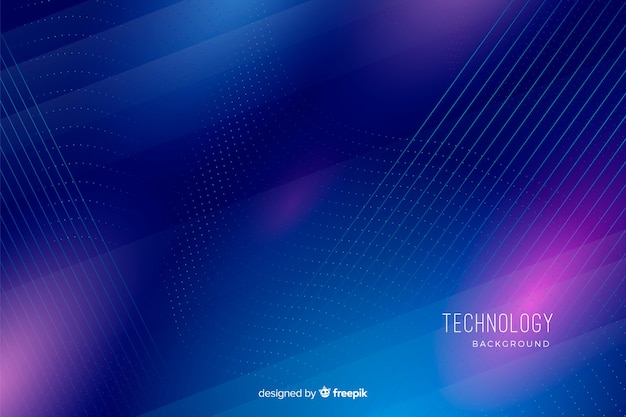 Free Vector | Blue abstract technology background