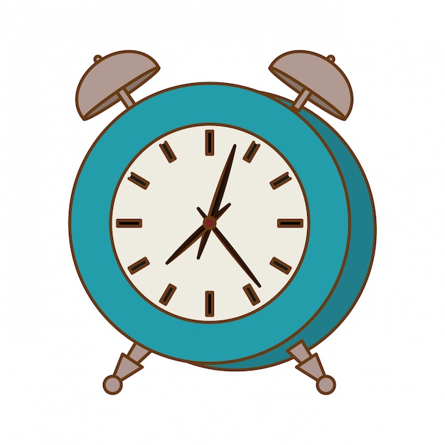 Premium Vector | Blue alarms clock icon image