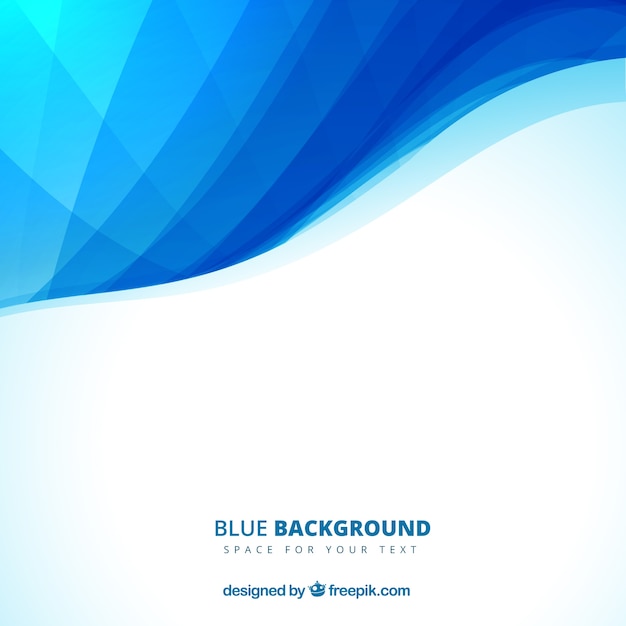 Free Vector | Blue background in abstract style