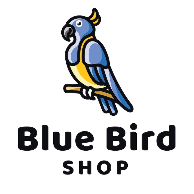 Download Free Blue Bird Shop Logo Template Premium Vector Use our free logo maker to create a logo and build your brand. Put your logo on business cards, promotional products, or your website for brand visibility.