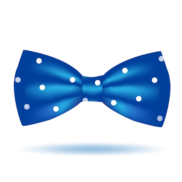 Premium Vector | Blue bow tie icon isolated on white background