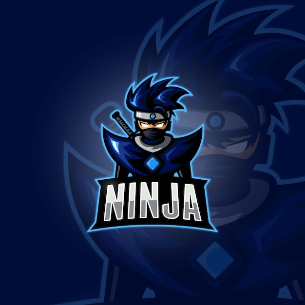 Download Free Blue Cartoon Ninja Esports Logo Premium Vector Use our free logo maker to create a logo and build your brand. Put your logo on business cards, promotional products, or your website for brand visibility.