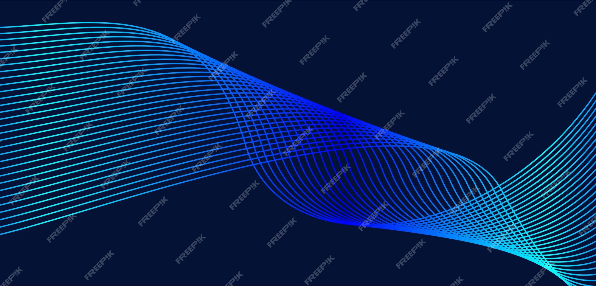 Premium Vector | Blue curve background