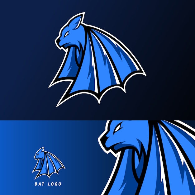 Download Free Blue Dark Bat Vampire Mascot Sport Gaming Esport Logo Template For Use our free logo maker to create a logo and build your brand. Put your logo on business cards, promotional products, or your website for brand visibility.