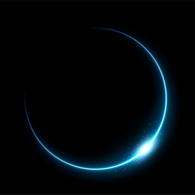 Download Blue eclipse | Premium Vector