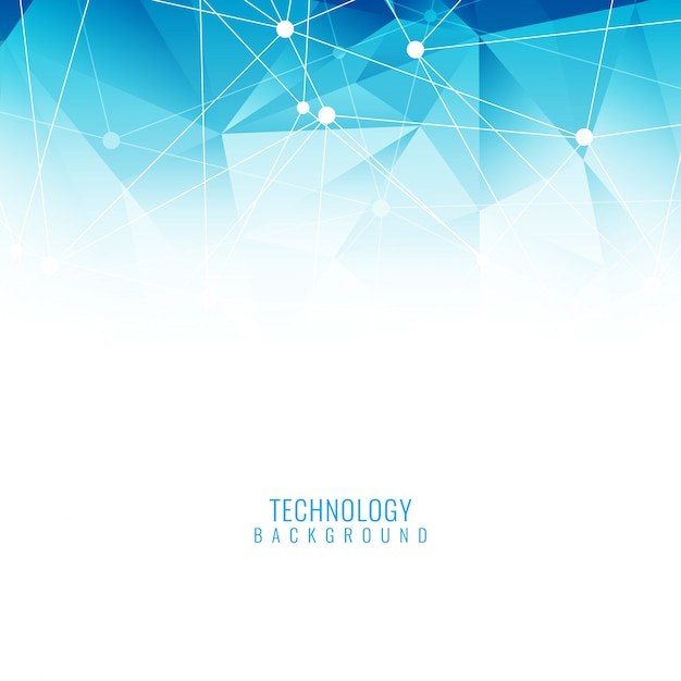 Blue elegant technology background
