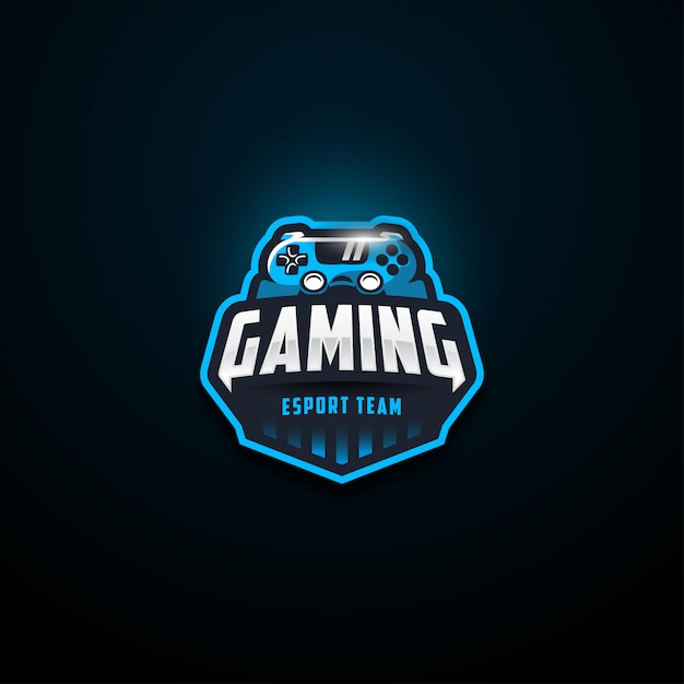 Download Free Blue Gaming E Sport Team Logo Premium Vector Use our free logo maker to create a logo and build your brand. Put your logo on business cards, promotional products, or your website for brand visibility.