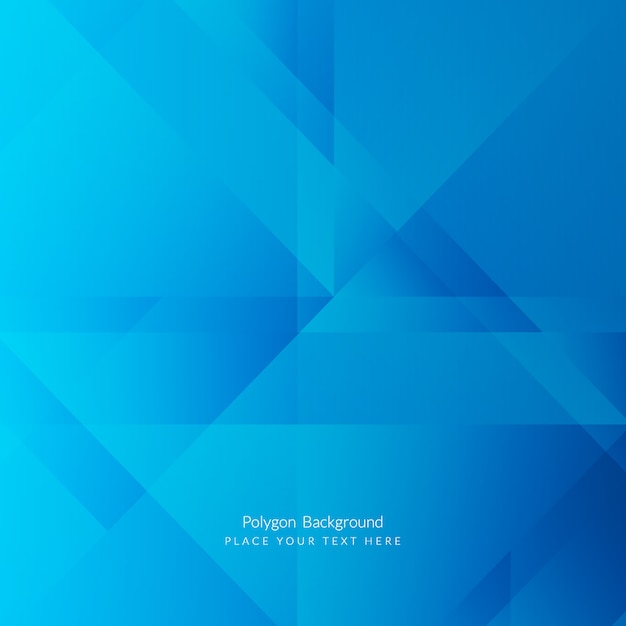 Blue geometric background | Premium Vector