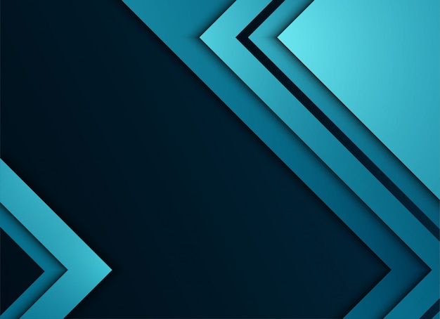 Premium Vector | Blue geometric and overlap layer on blue background