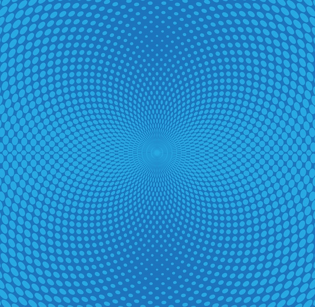 Premium Vector Blue Halftone Background 