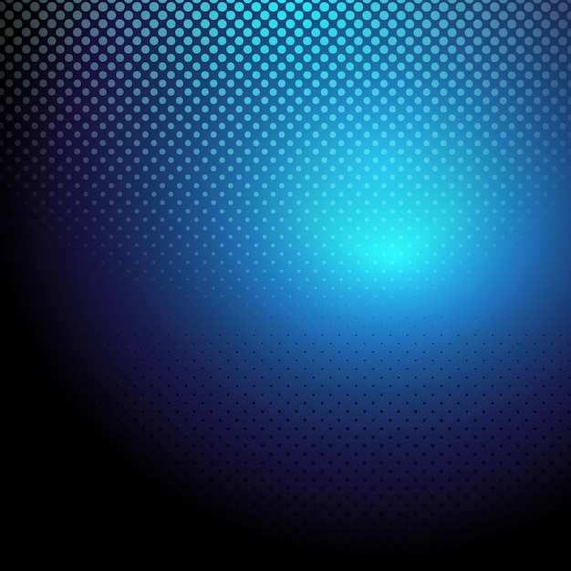 Blue halftoned dots background Vector | Free Download