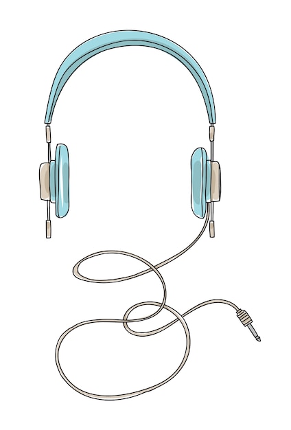 Download Free Blue Headphones Vintage Hand Drawn Vector Illustration Premium Use our free logo maker to create a logo and build your brand. Put your logo on business cards, promotional products, or your website for brand visibility.
