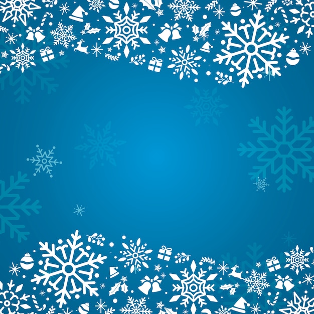Blue holiday design background vector