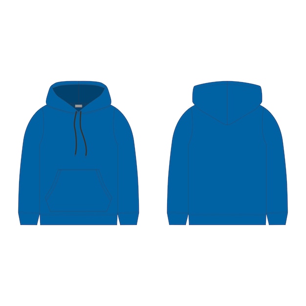 blue hoodie design